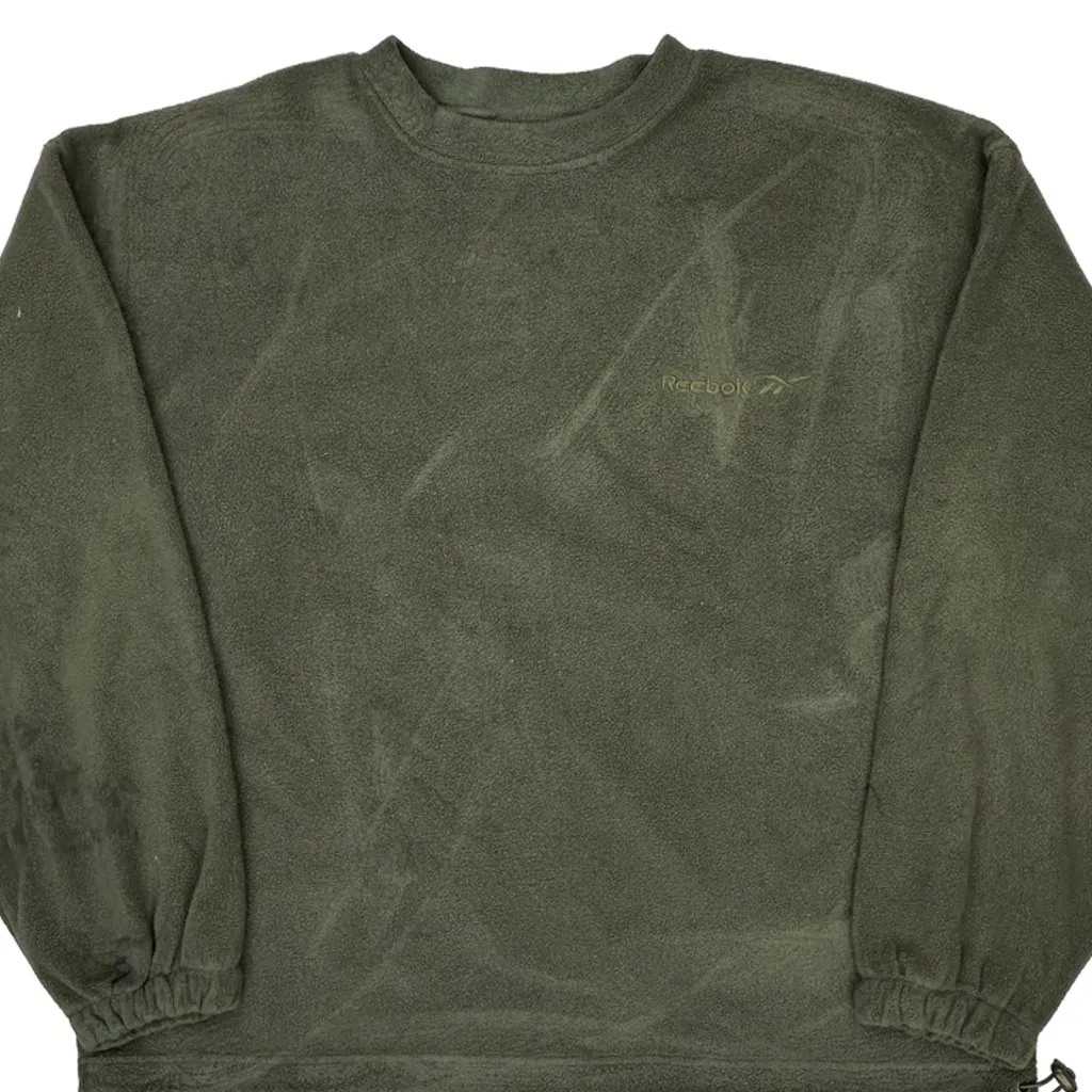 Reebok Fleece - Large Green Polyester - Image 4