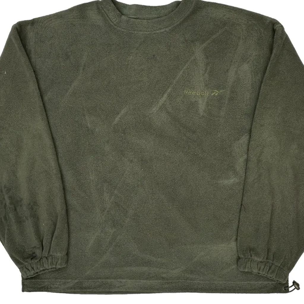 Reebok Fleece - Large Green Polyester - Image 5