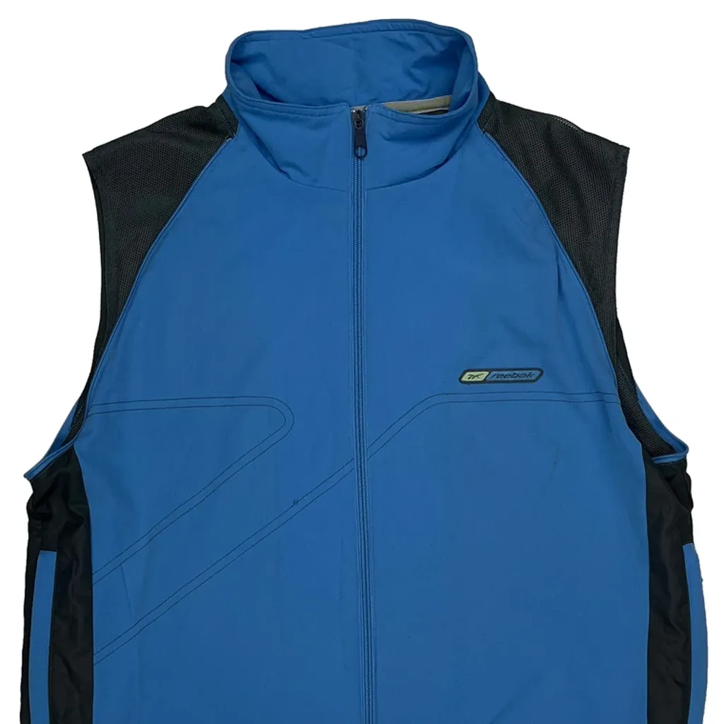 Reebok Gilet - Small Blue Polyester - Image 4