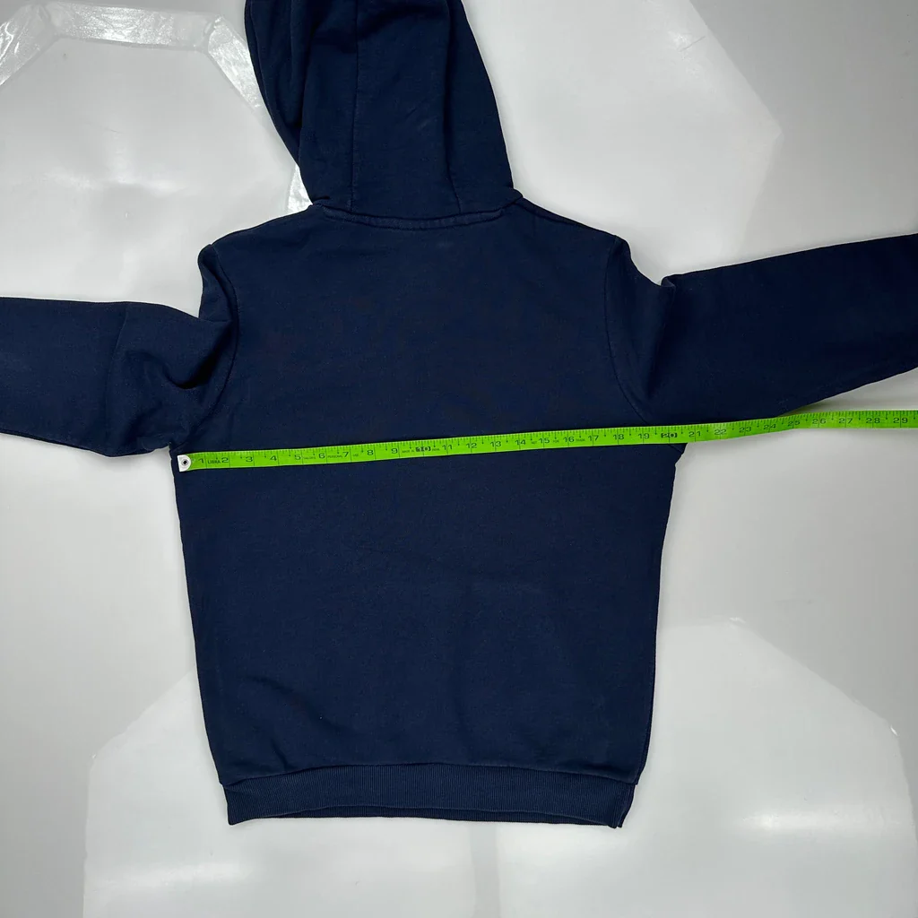 Reebok Hoodie - Medium Navy Cotton - Image 3