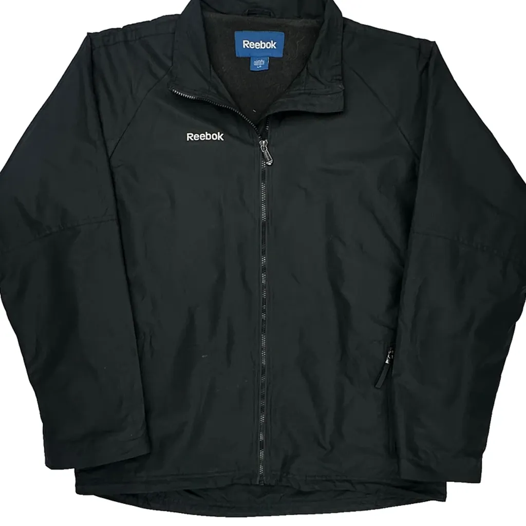 Reebok Jacket - Large Black Polyester - Image 5