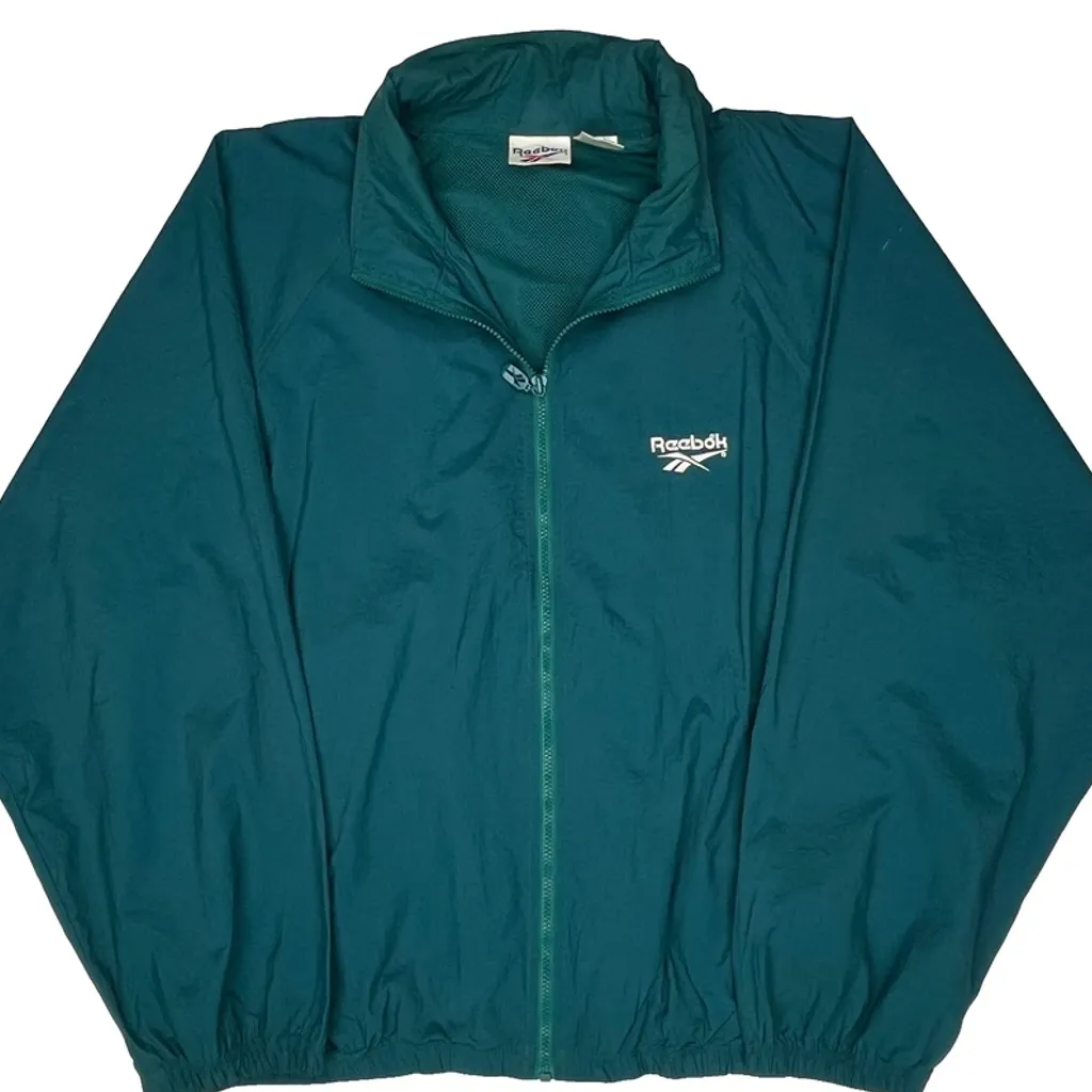 Reebok Jacket - XL Green Nylon - Image 5