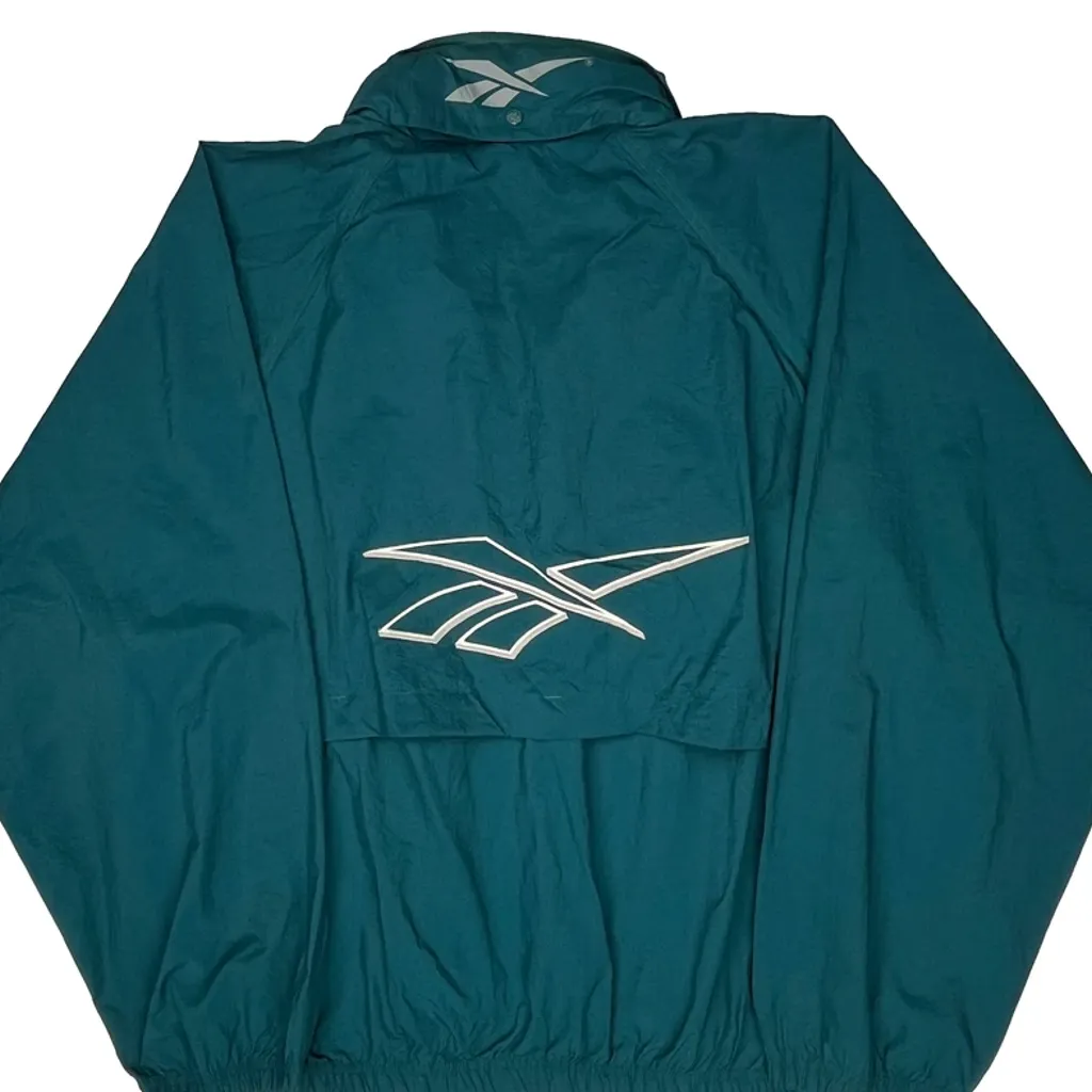 Reebok Jacket - XL Green Nylon - Image 7