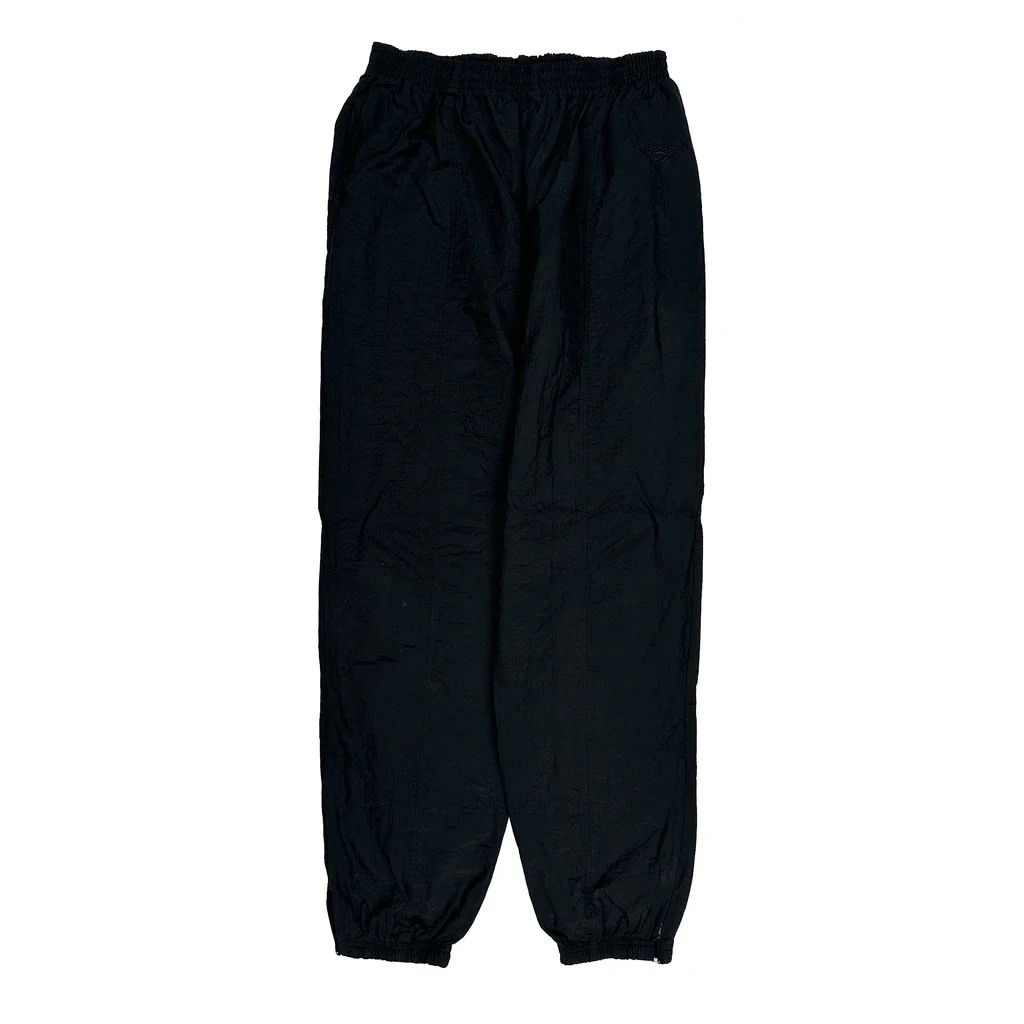 Reebok Joggers - Large Black Nylon