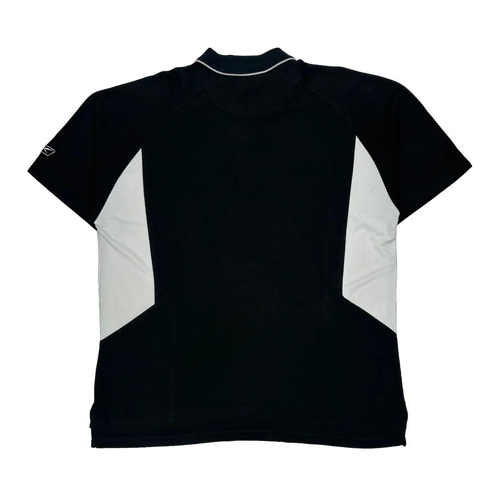 Reebok Polo Shirt - XL Black Cotton Blend - Image 2