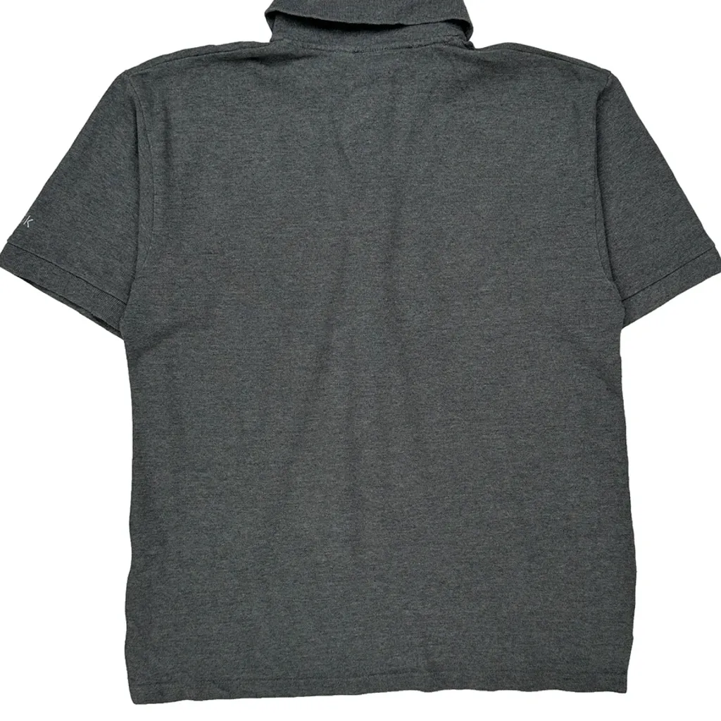 Reebok Polo Shirt - Medium Grey Cotton - Image 7