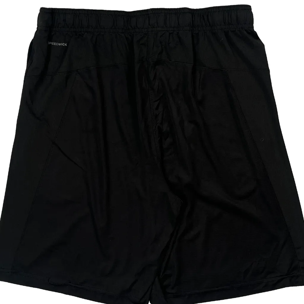 Reebok Sport Shorts - Large Black Polyester - Image 6