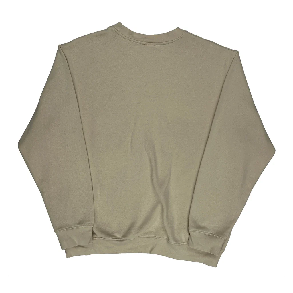 Reebok Sweatshirt - Large Beige Cotton - Image 2