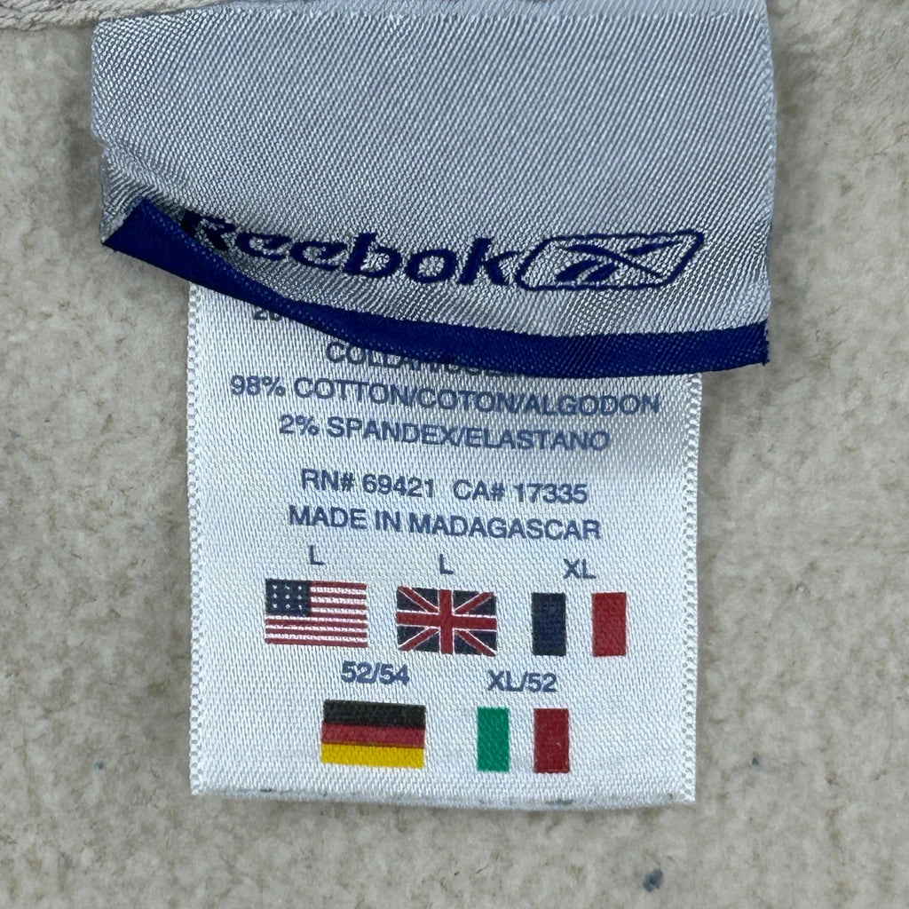 Reebok Sweatshirt - Large Beige Cotton - Image 3