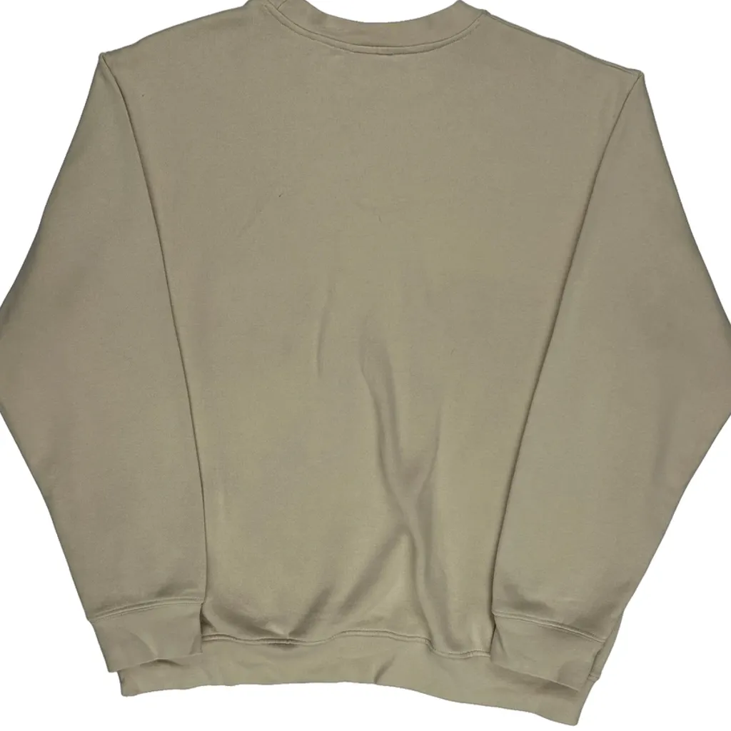 Reebok Sweatshirt - Large Beige Cotton - Image 7