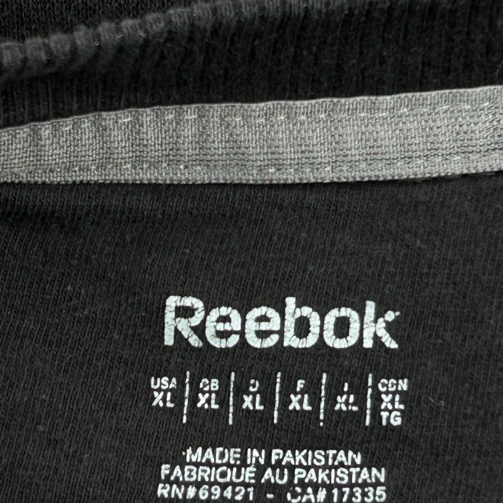 Reebok Sweatshirt - XL Black Cotton - Image 3