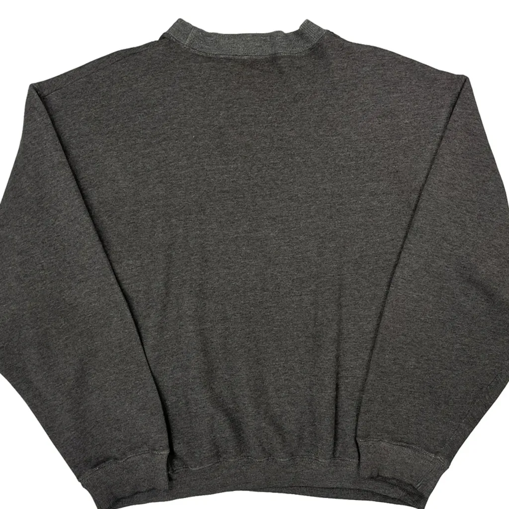 Reebok Sweatshirt - Large Gray Cotton - Image 6
