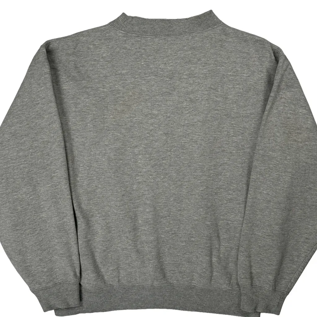Reebok Sweatshirt - XL Gray Cotton Blend - Image 8