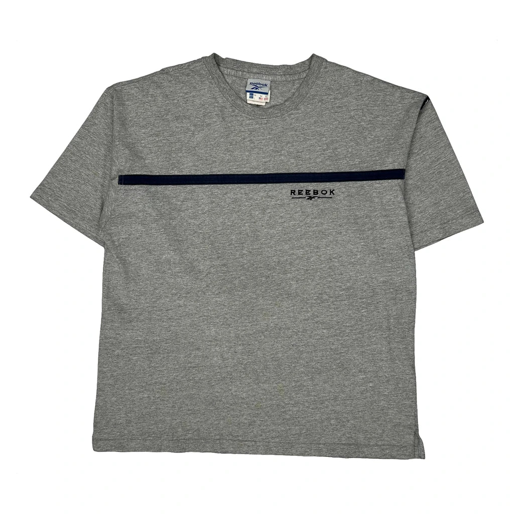 Reebok T-Shirt - Medium Grey Cotton