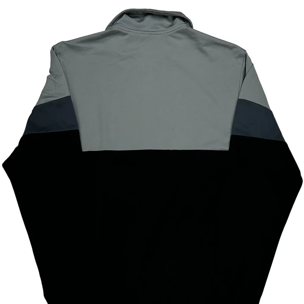 Reebok Track Jacket - Large Black Polyester - Image 7