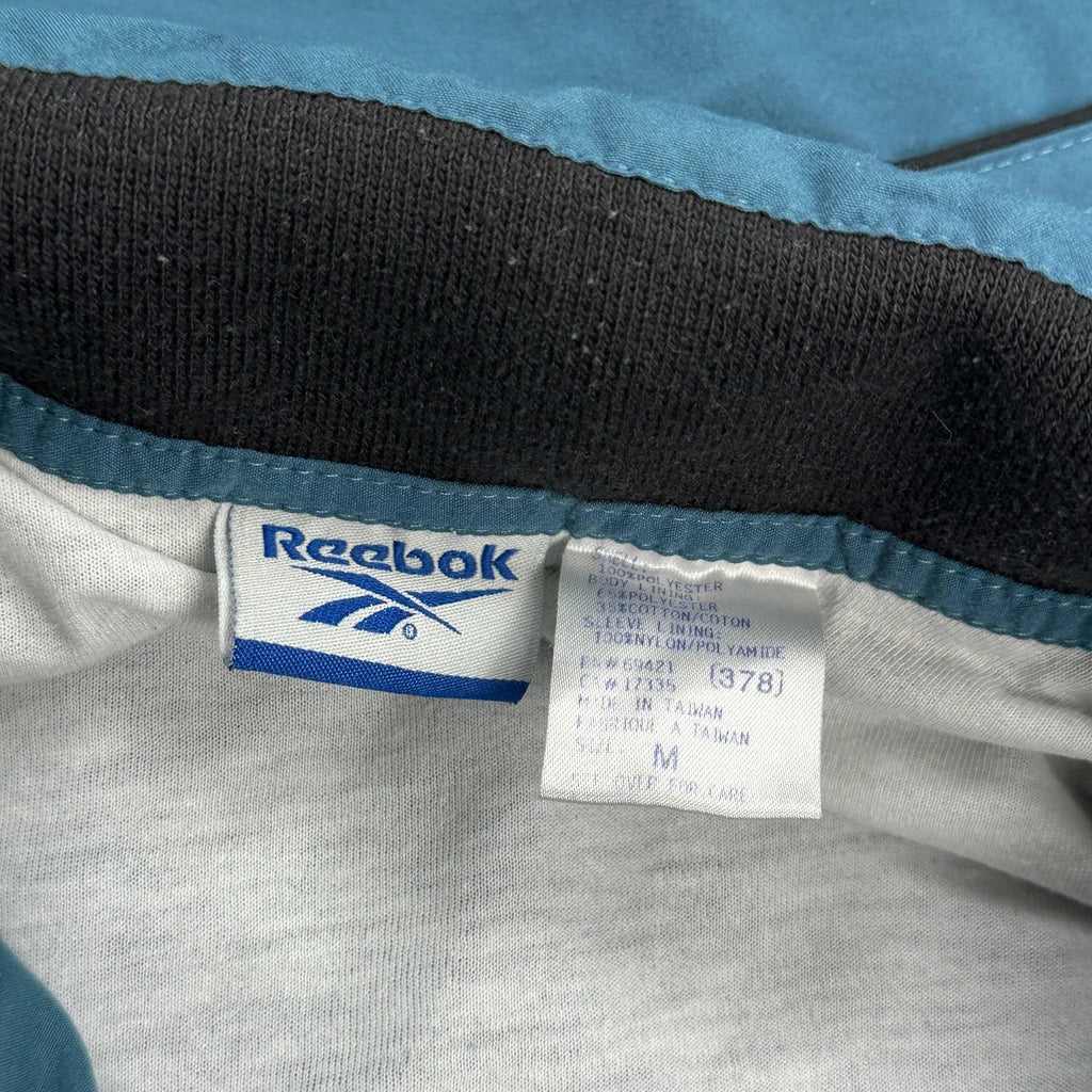 Reebok Track Jacket - Medium Blue Polyester - Image 3