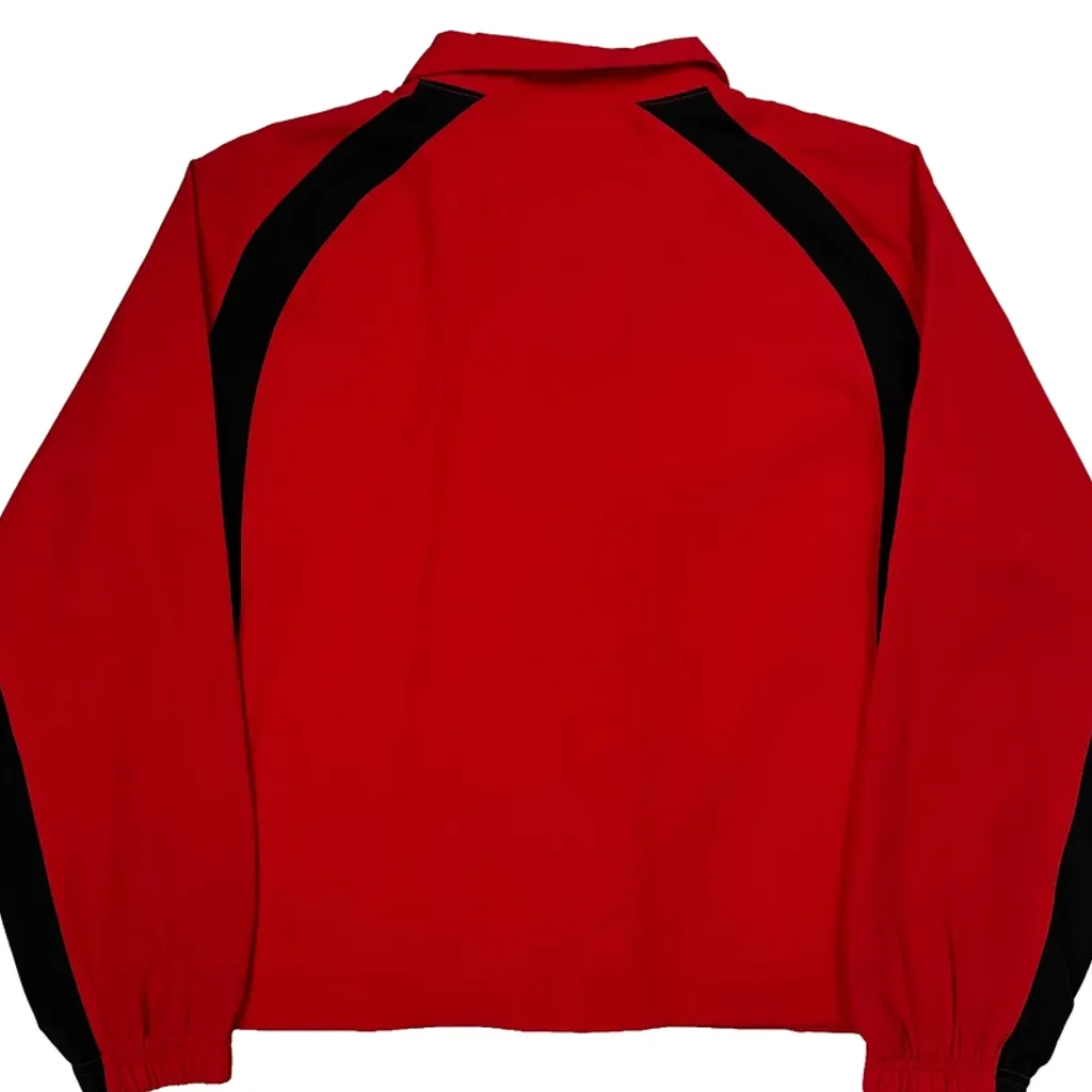 Reebok Track Jacket - Large Red Polyester - Image 6