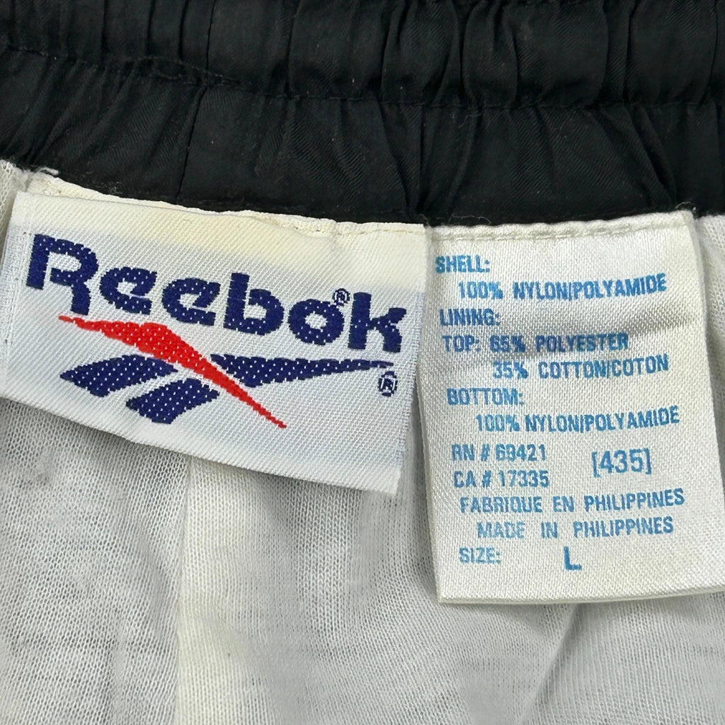 Reebok Track Pants - Large Black Nylon - Image 3