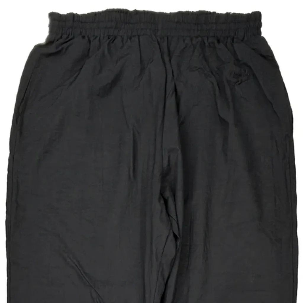 Reebok Track Pants - Large Black Nylon - Image 5