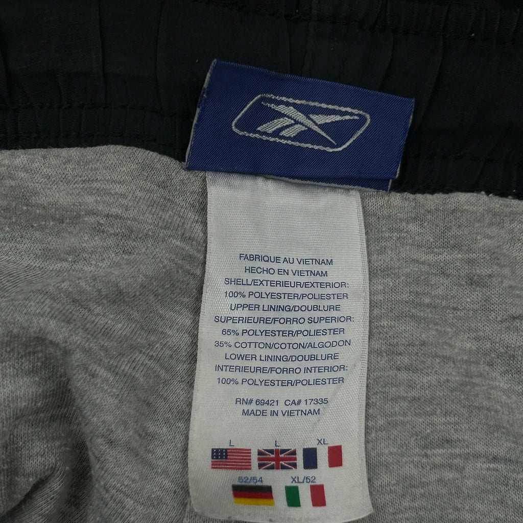 Reebok Track Pants - XL Black Polyester - Image 3