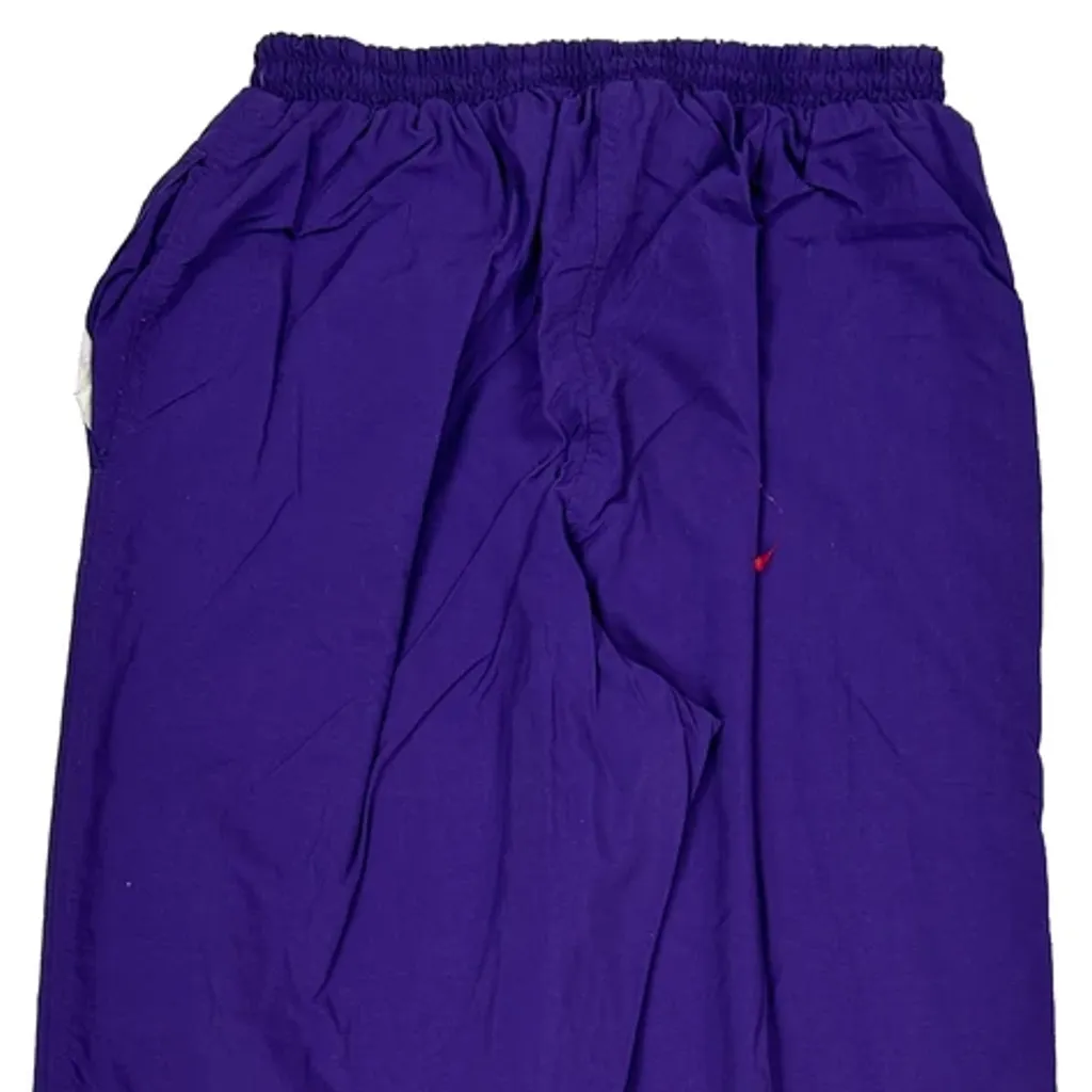 Reebok Track Pants - Large Purple Nylon - Image 7