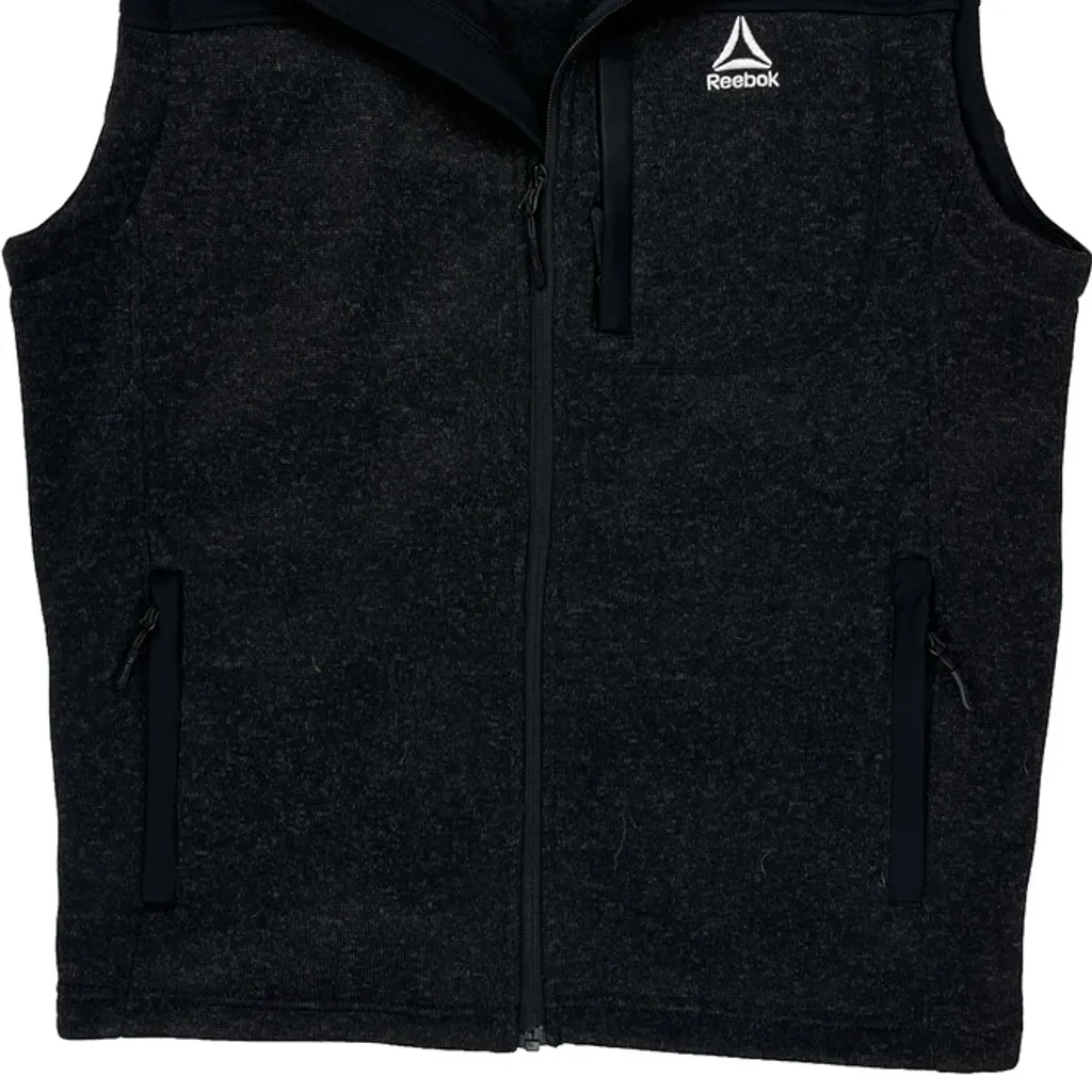 Reebok Vest - Large Black Polyester - Image 4