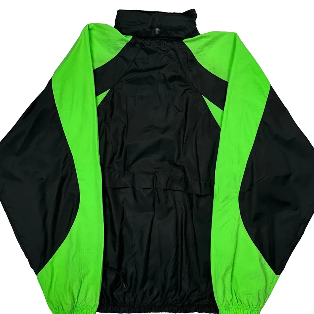 Reebok Windbreaker - Large Black Nylon - Image 6