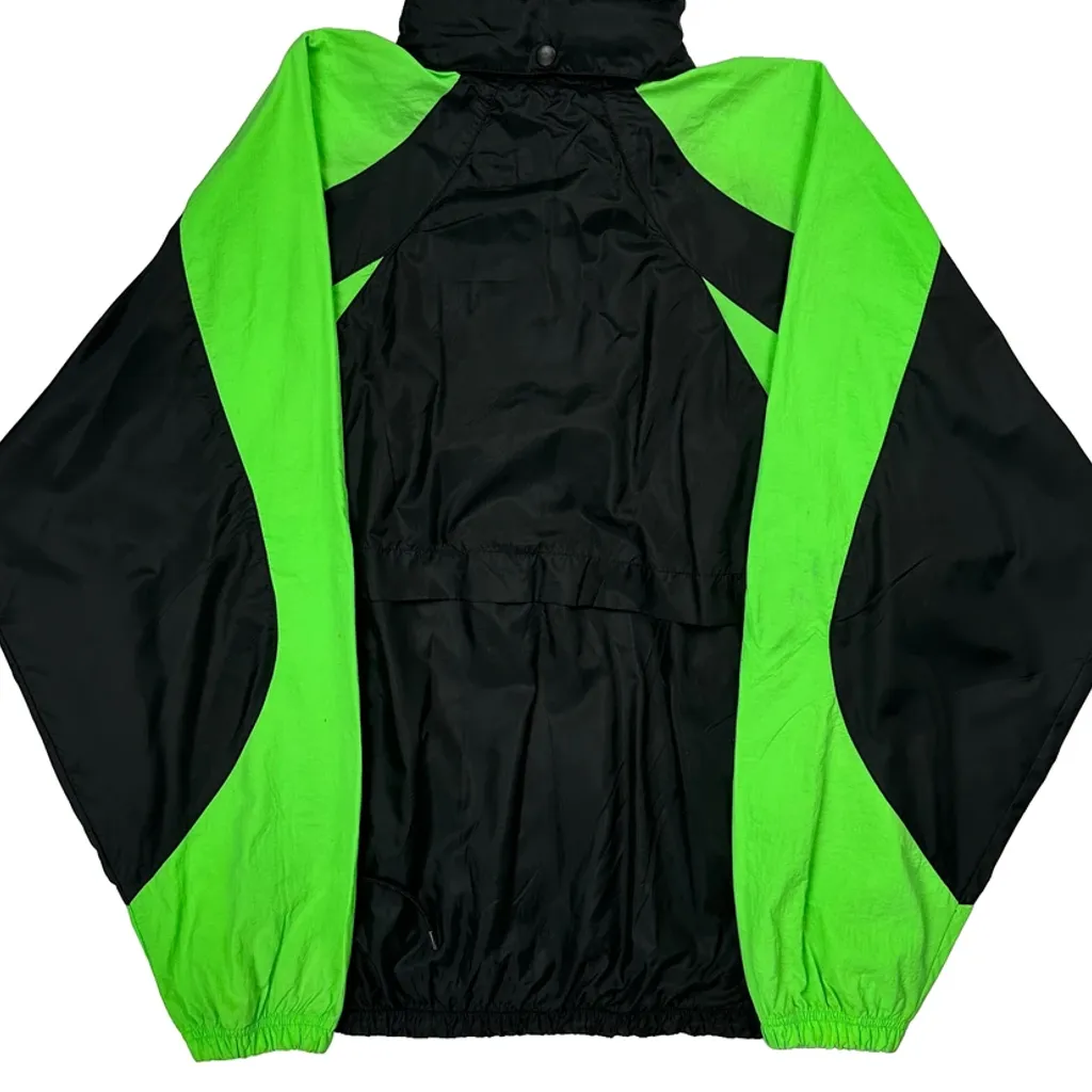 Reebok Windbreaker - Large Black Nylon - Image 7