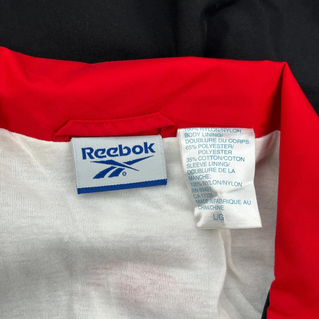 Reebok Windbreaker - Large Black Nylon - Image 3