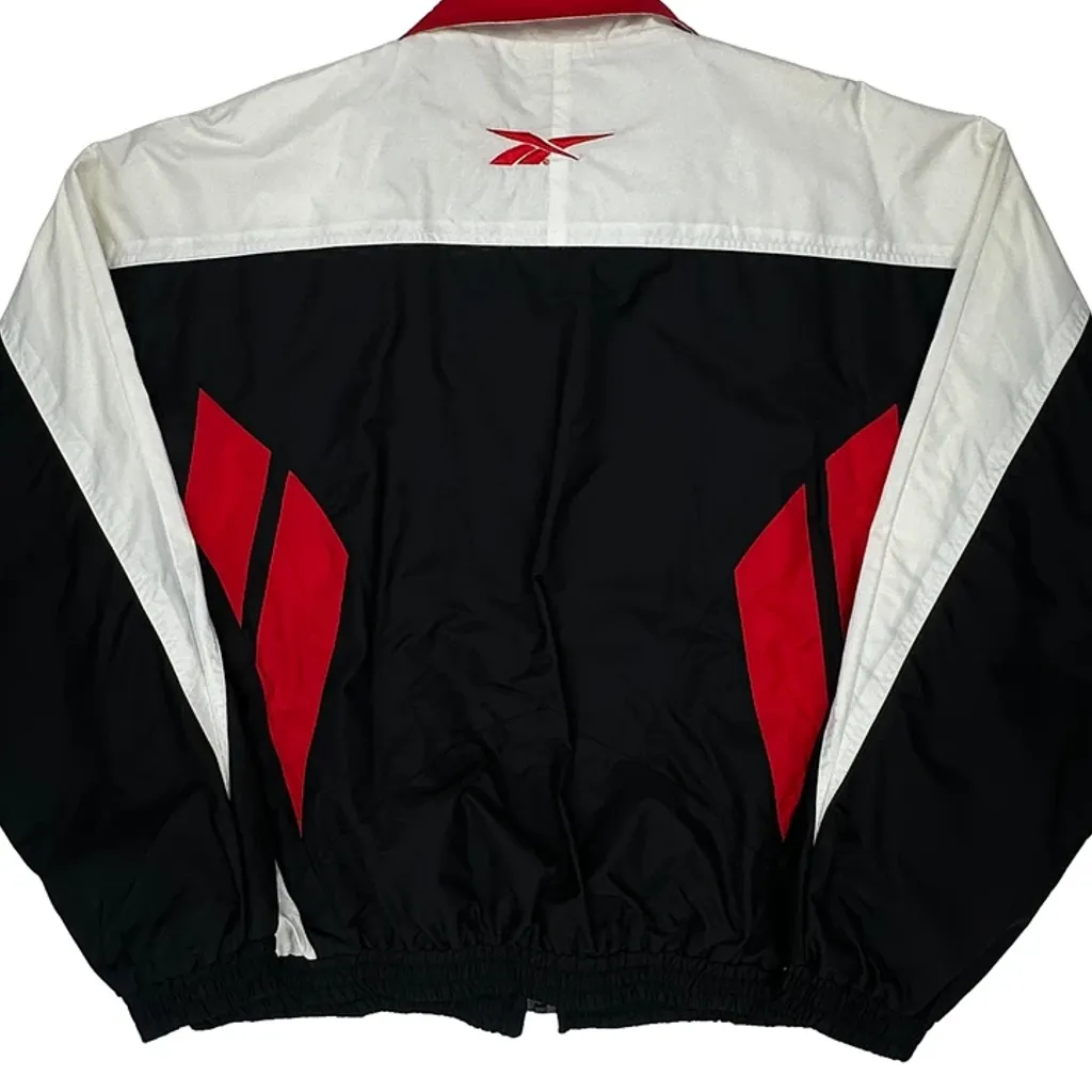 Reebok Windbreaker - Large Black Nylon - Image 6