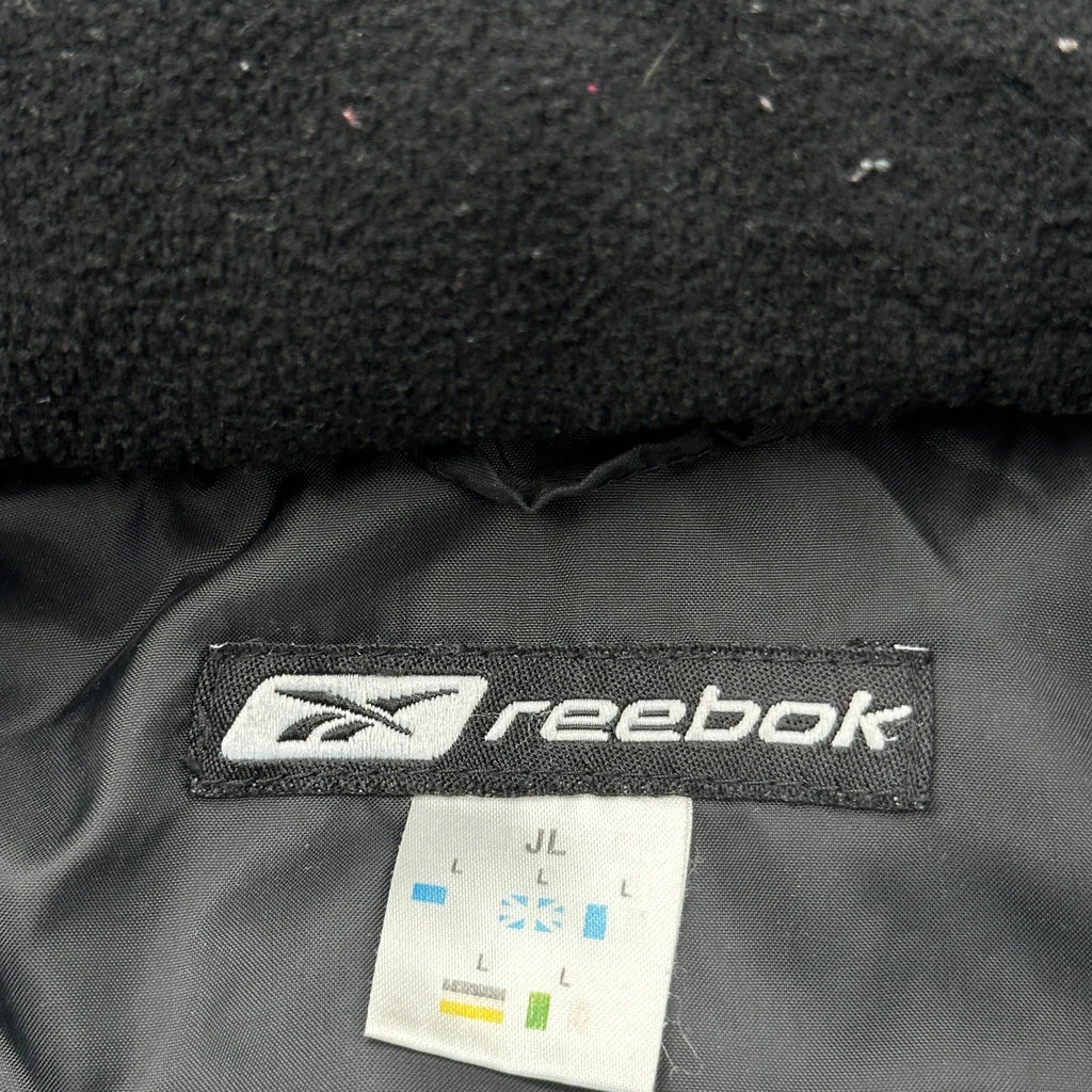 Reebok Windbreaker - Large Black Polyester - Image 3