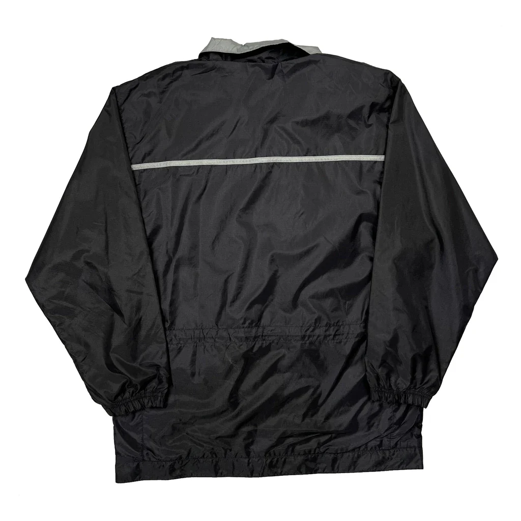 Reebok Windbreaker - Medium Black Nylon - Image 2