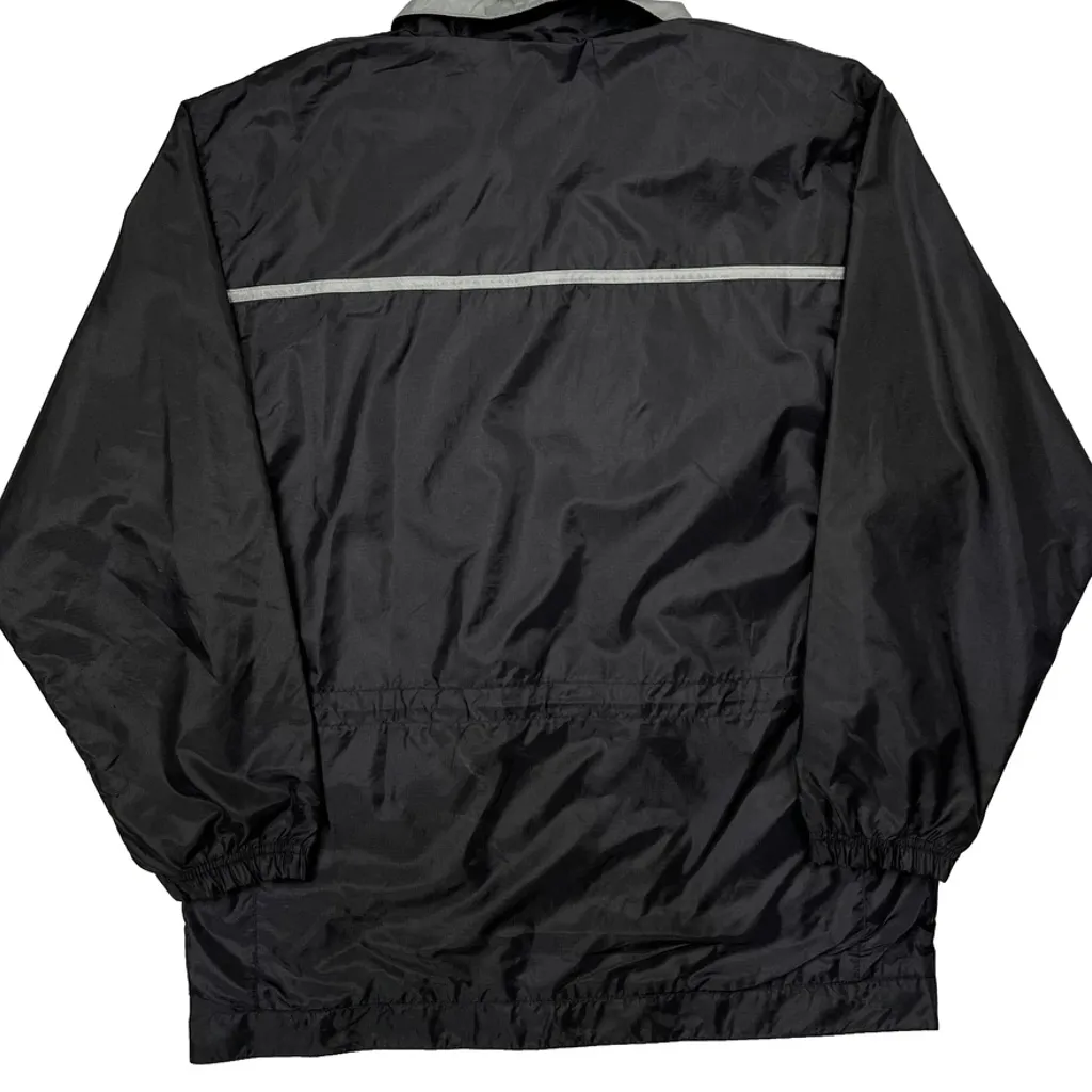 Reebok Windbreaker - Medium Black Nylon - Image 6