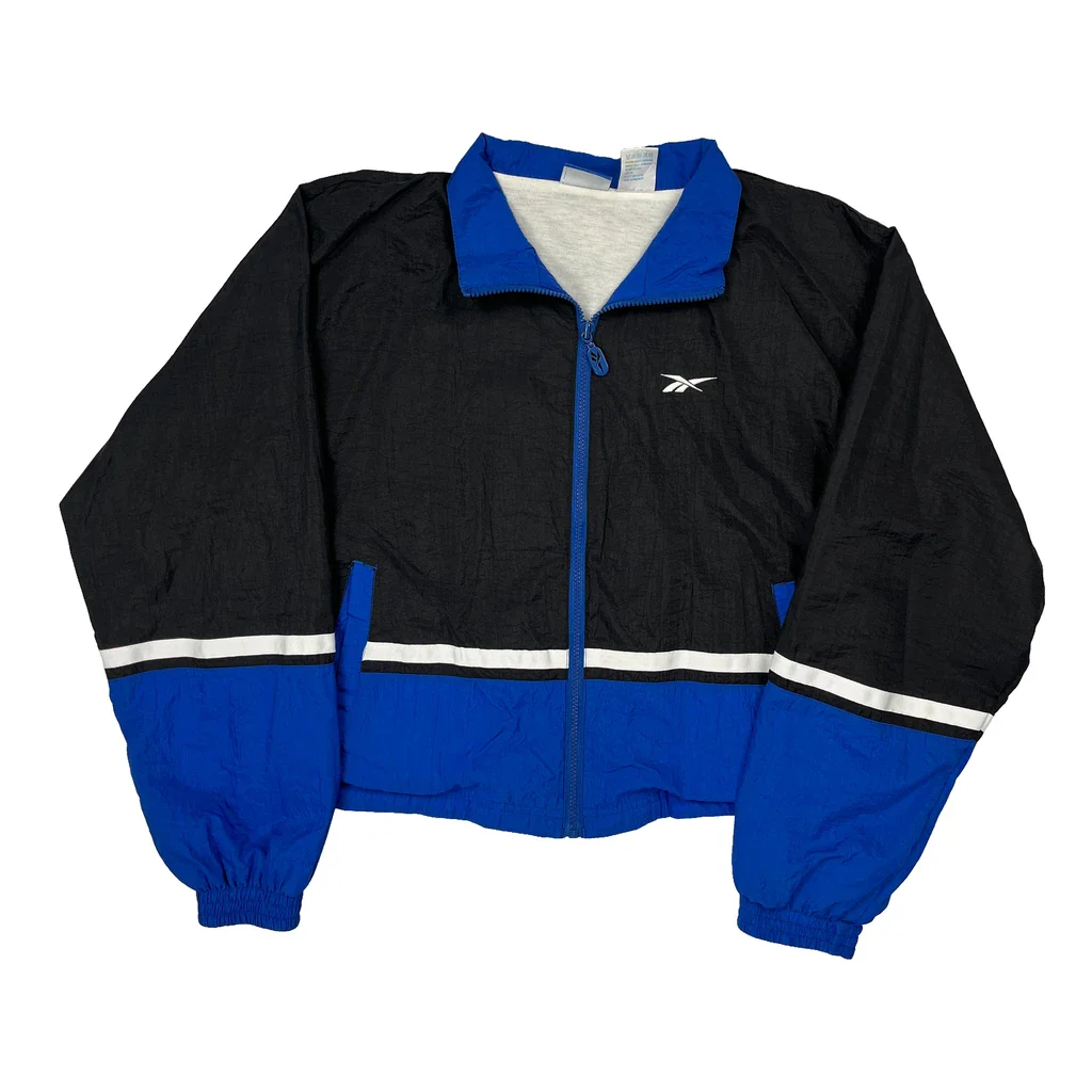 Reebok Windbreaker - XL Black Polyester