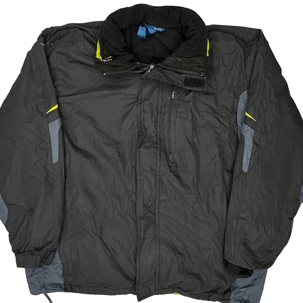 Reebok Windbreaker - XL Black Polyester - Image 5