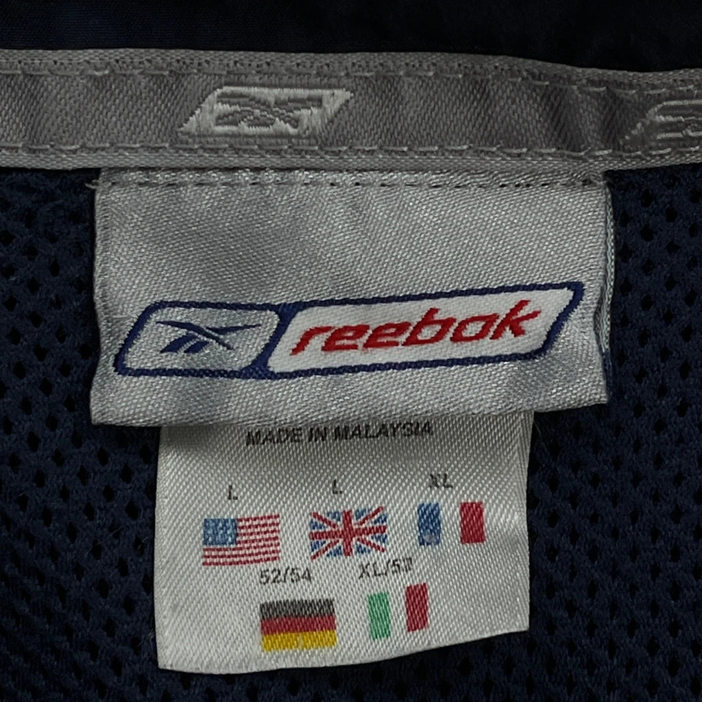 Reebok Windbreaker - Large Blue Polyester - Image 3