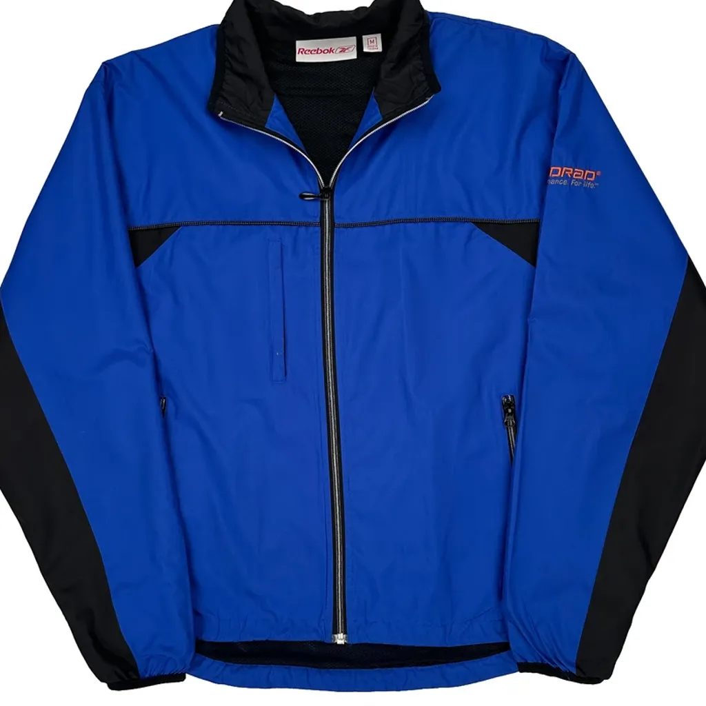 Reebok Windbreaker - Medium Blue Polyester - Image 6