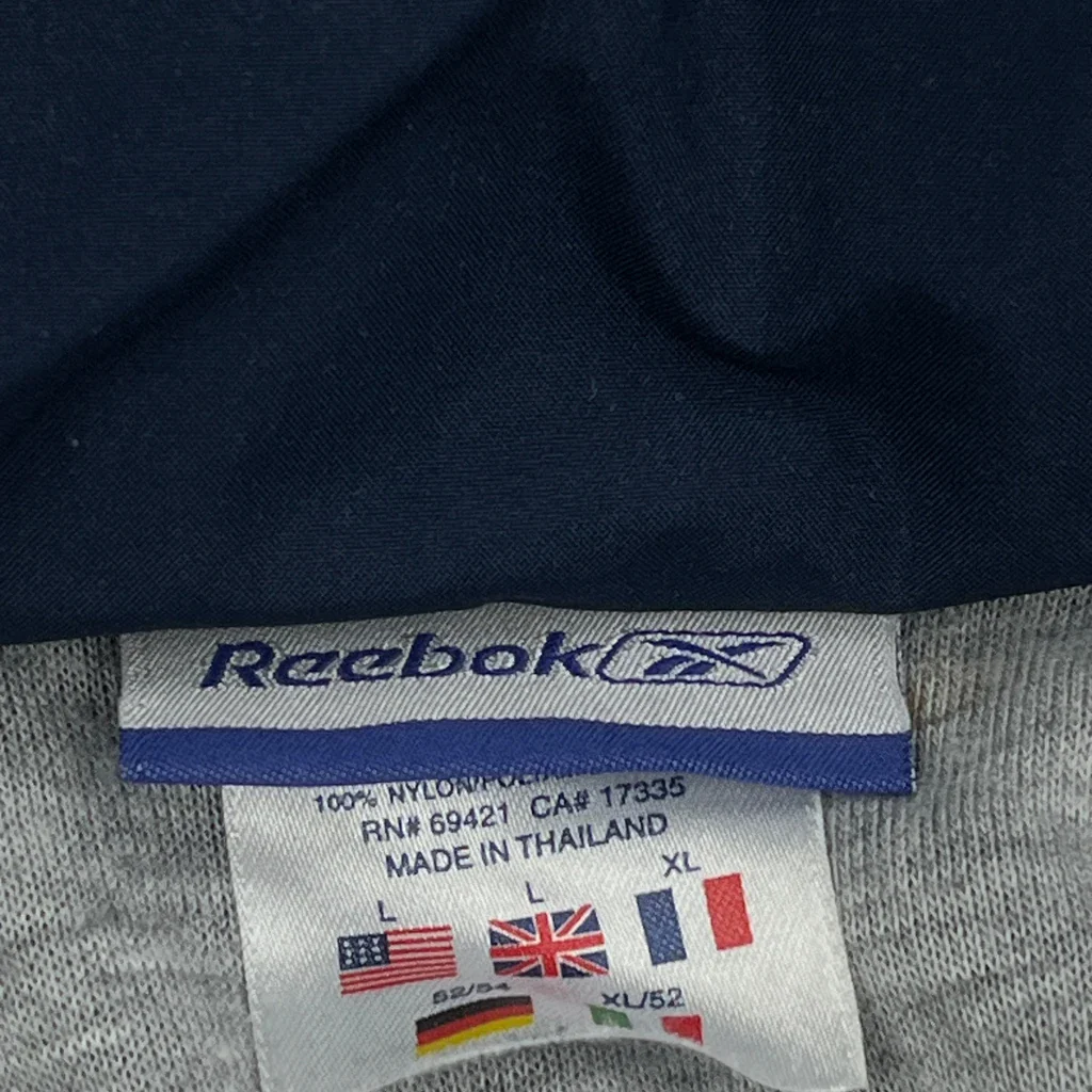 Reebok Windbreaker - XL Blue Nylon - Image 3