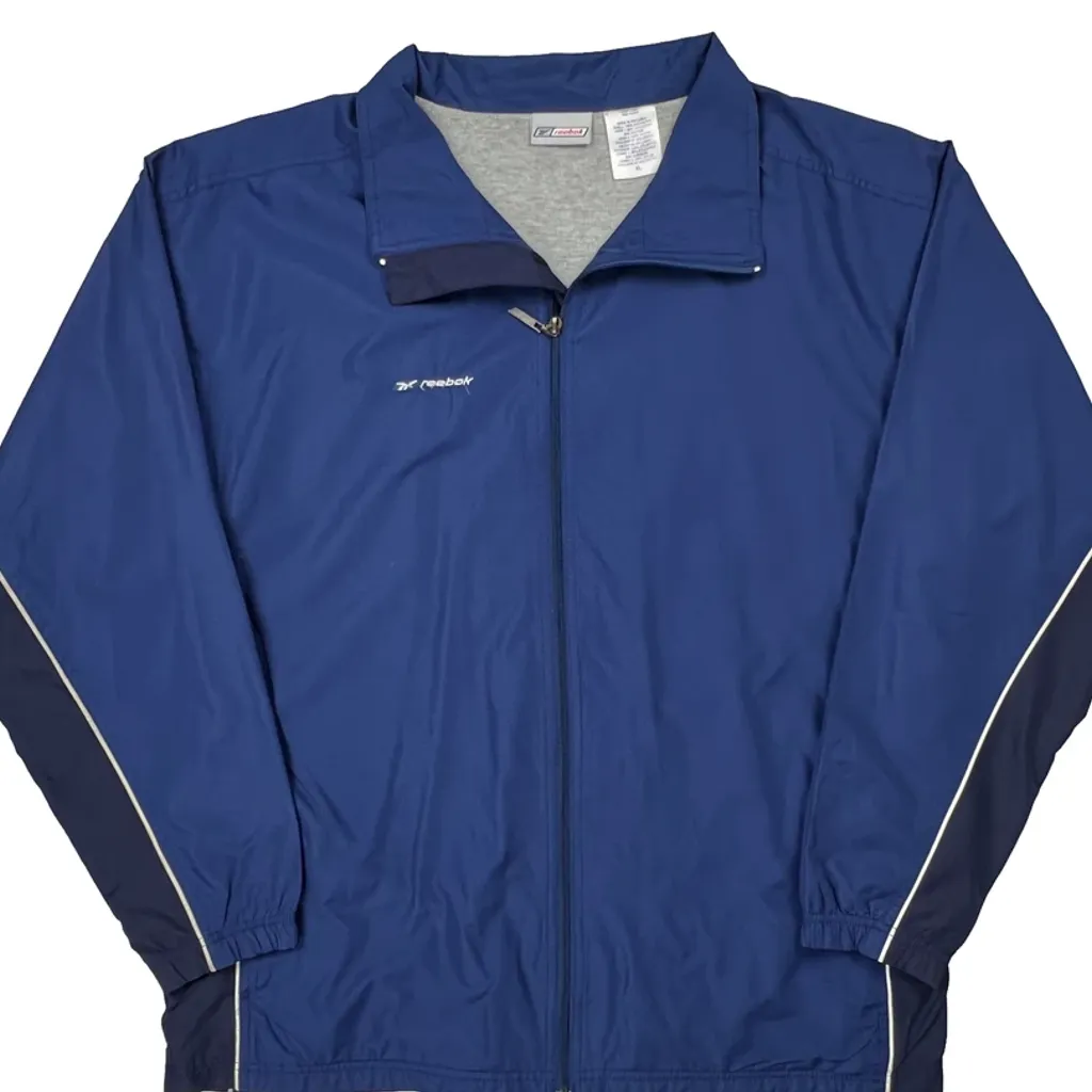 Reebok Windbreaker - XL Blue Polyester - Image 5