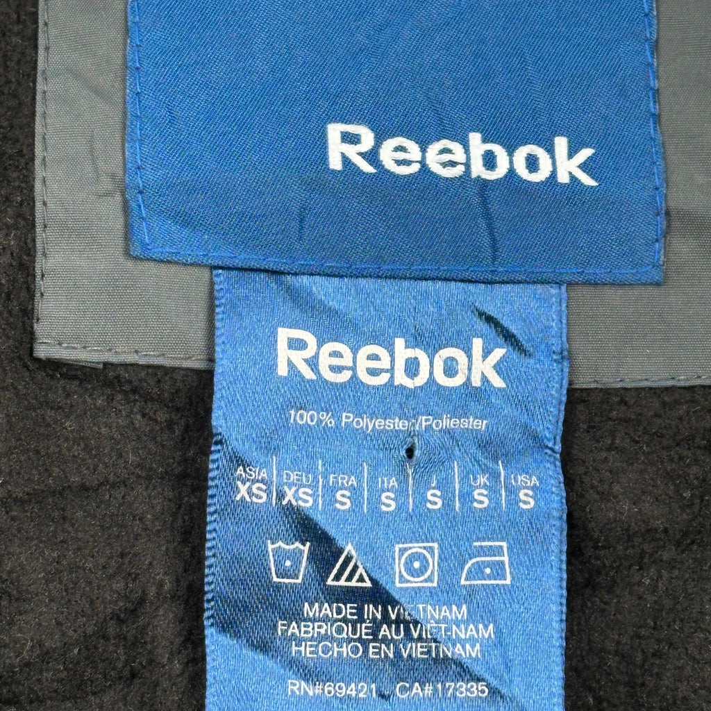 Reebok Windbreaker - Small Gray Polyester - Image 3