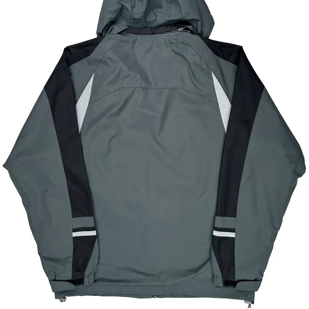 Reebok Windbreaker - Small Gray Polyester - Image 6
