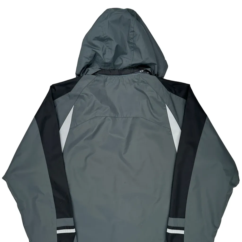 Reebok Windbreaker - Small Gray Polyester - Image 7