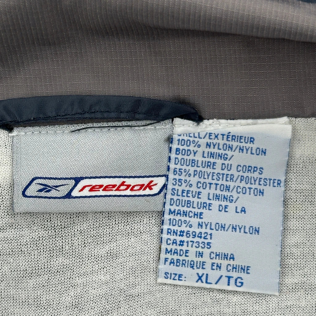Reebok Windbreaker - XL Gray Nylon - Image 3