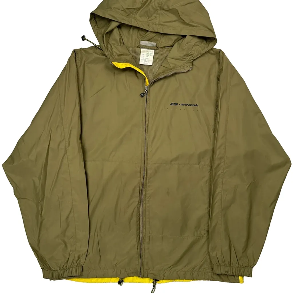 Reebok Windbreaker - Medium Green Polyester - Image 4