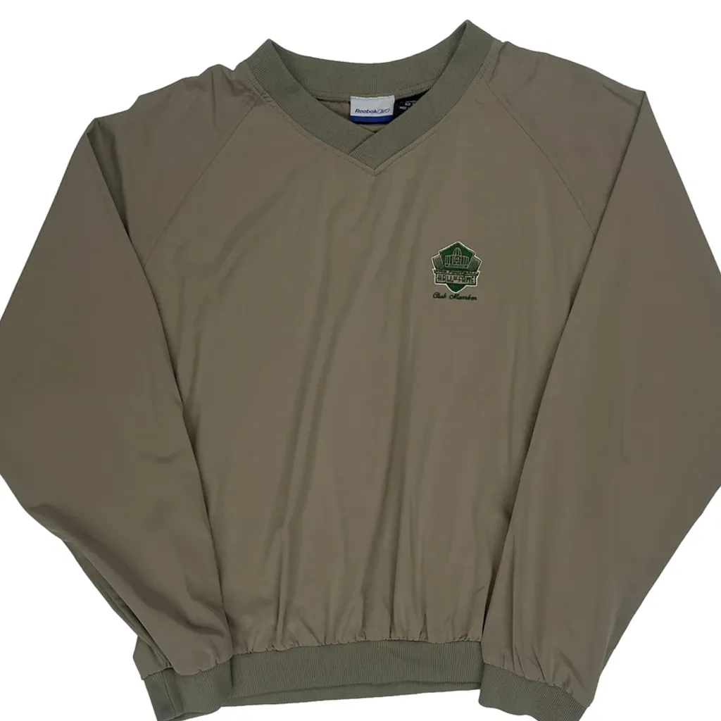 Reebok Windbreaker - Large Khaki Polyester - Image 5