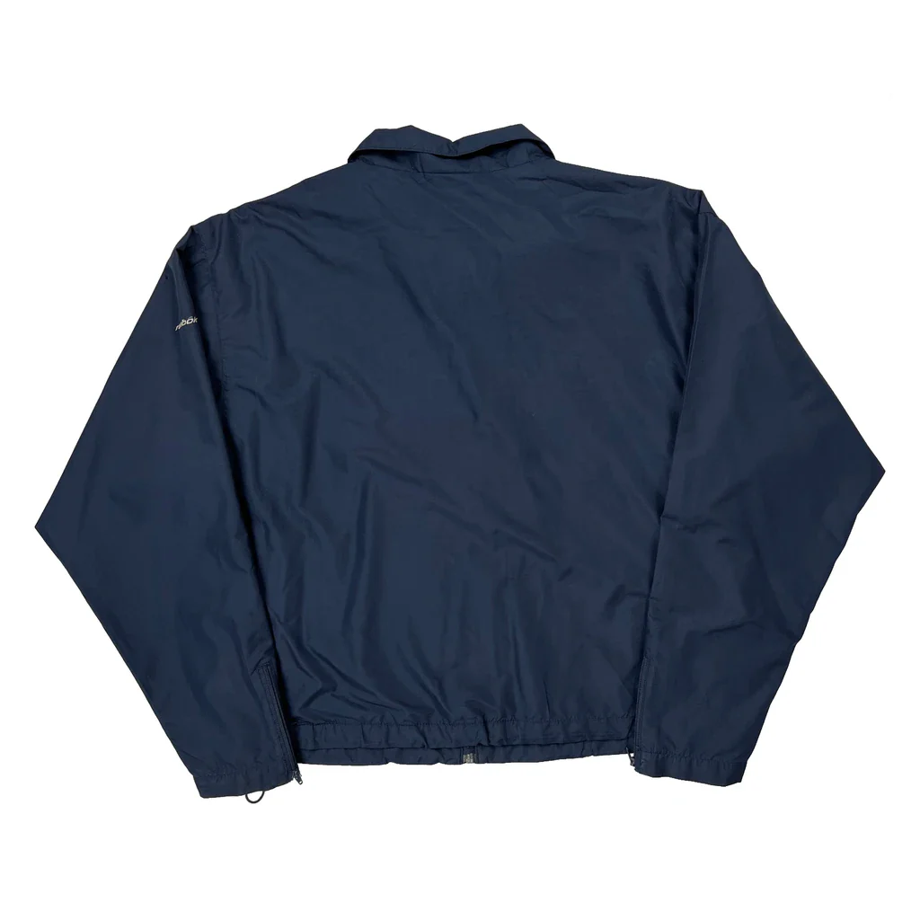 Reebok Windbreaker - Large Navy Polyester - Image 2