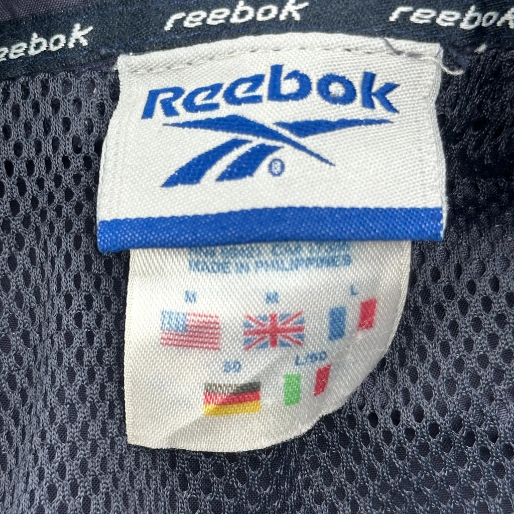 Reebok Windbreaker - Large Navy Polyester - Image 3