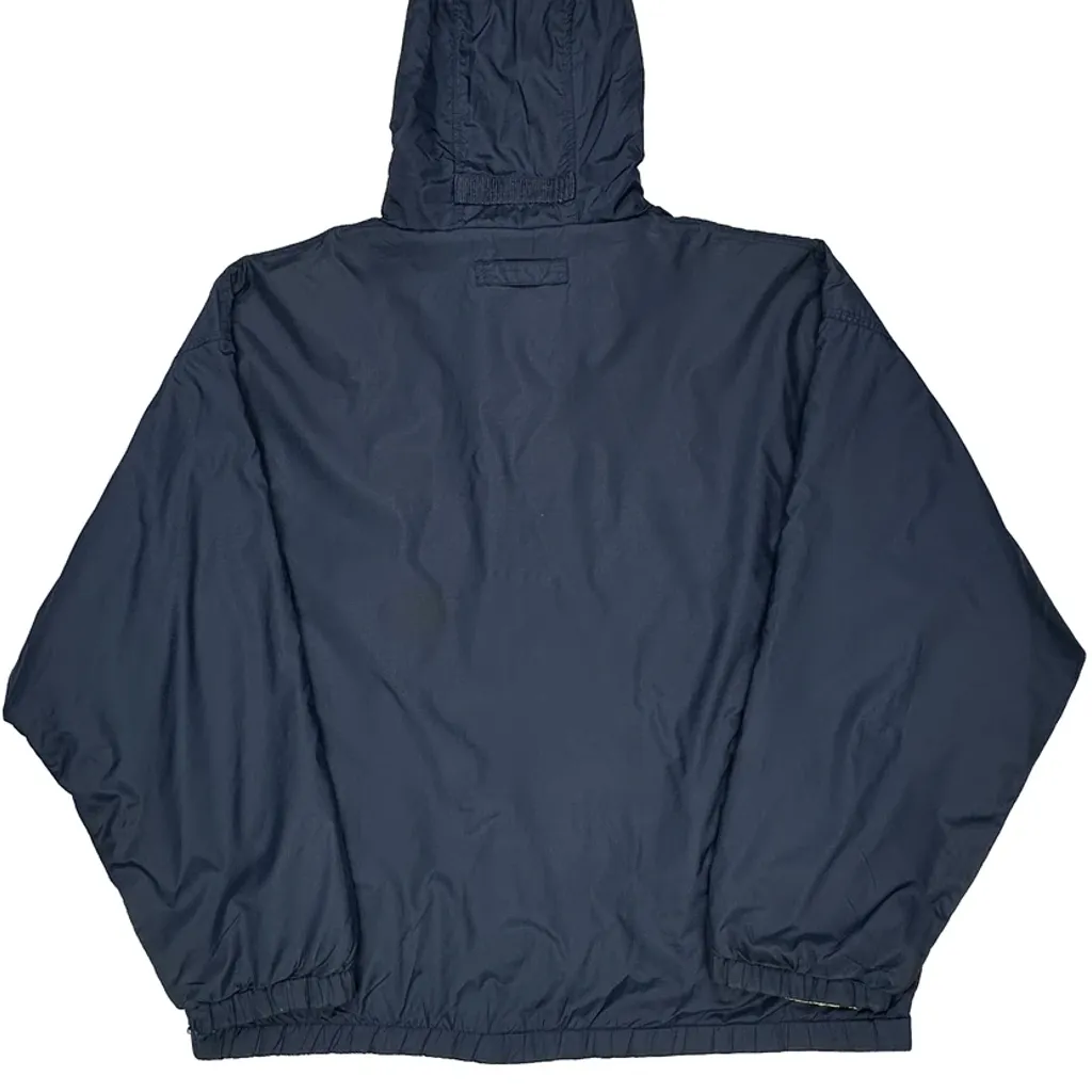 Reebok Reversible Windbreaker - Large Navy Nylon - Image 7