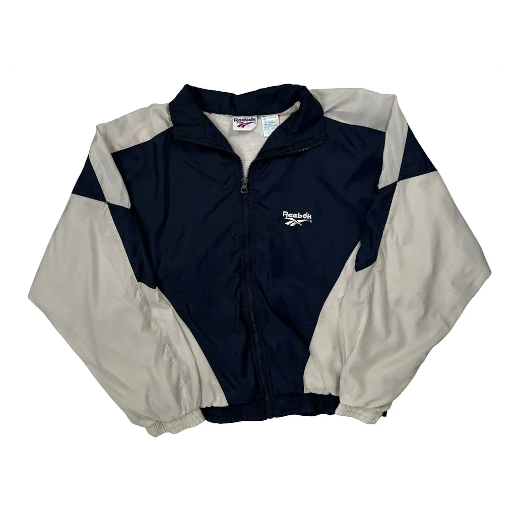 Reebok Windbreaker - Medium Navy Nylon