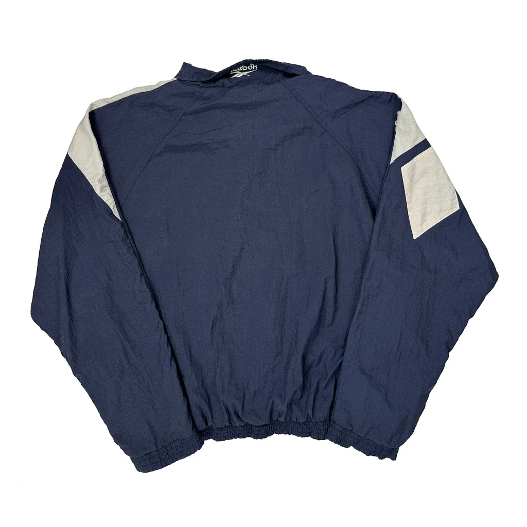 Reebok Windbreaker - XL Navy Nylon - Image 2